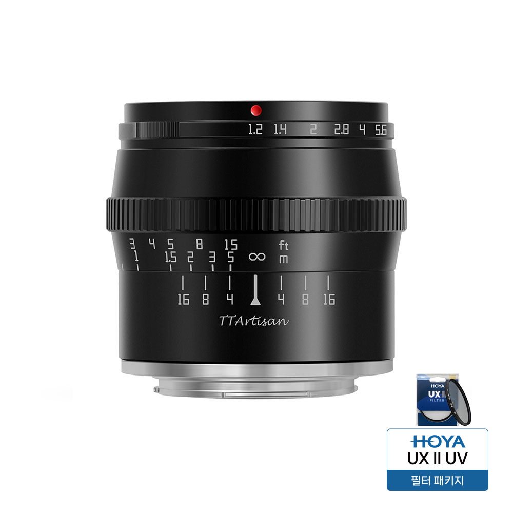 티티아티산 50mm F1.2 후지필름 X마운트 렌즈 블랙 TTArtisan