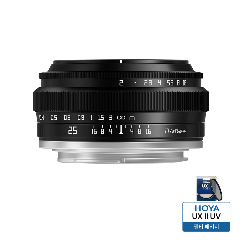티티아티산 MF 25mm F2.0 소니 E마운트 APS-C 렌즈 블랙 TTArtisan