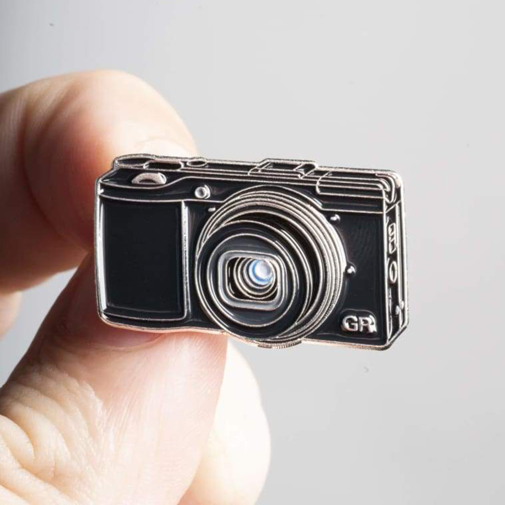 OE 리코 GR 디지털 카메라 뱃지 P66