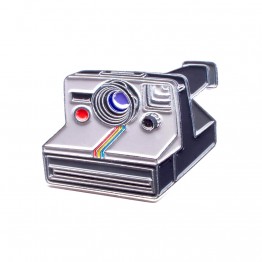 OE 레인보우 폴라로이드 카메라 뱃지 P42