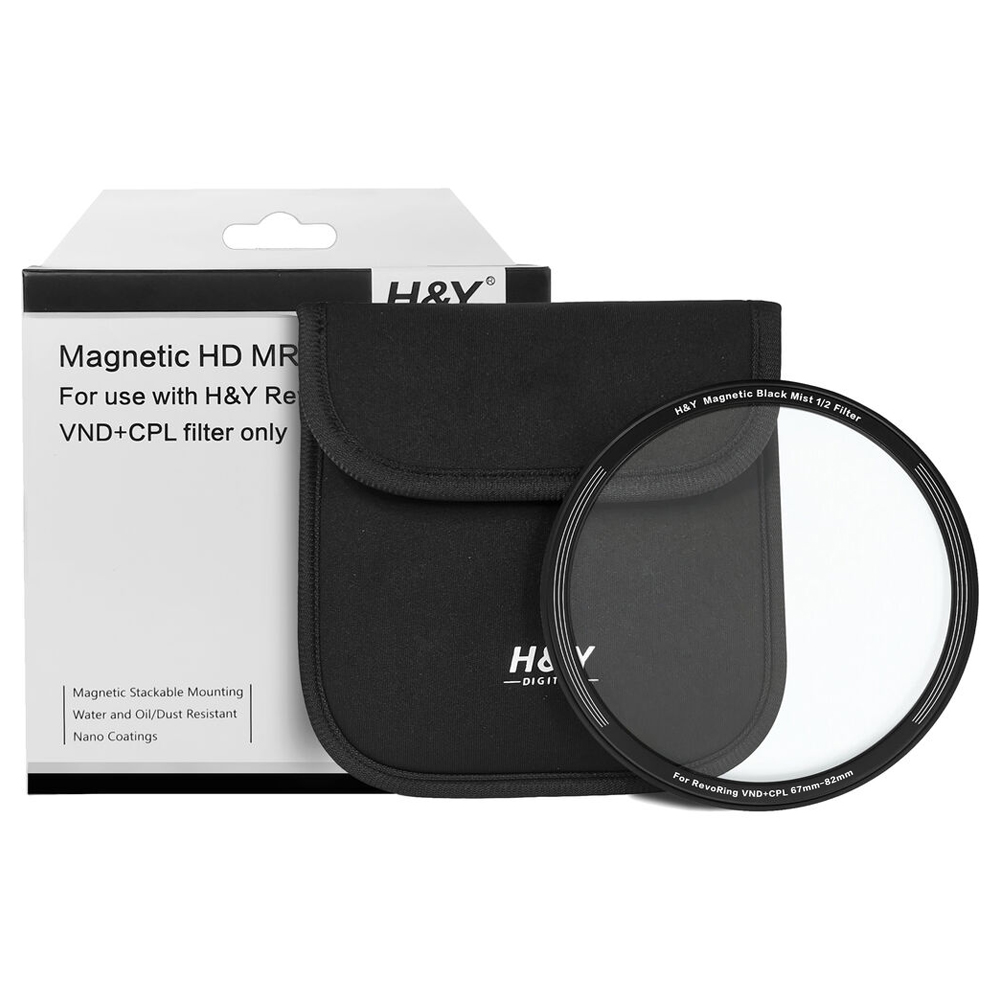 HNY 클립온 블랙미스트 1/2 레보링 전용 필터 67-82mm