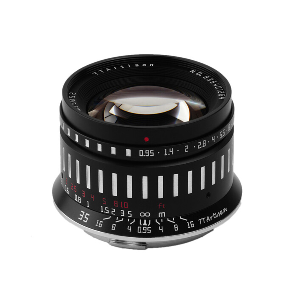 티티아티산 35mm F0.95 캐논 RF마운트 APS-C 렌즈 블랙실버 TTArtisan