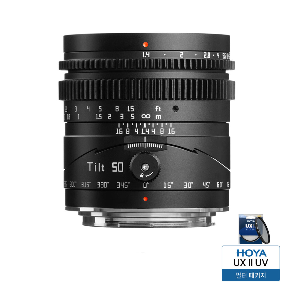 티티아티산 MF 50mm F1.4 후지 X 마운트 틸트렌즈 블랙 TTArtisan