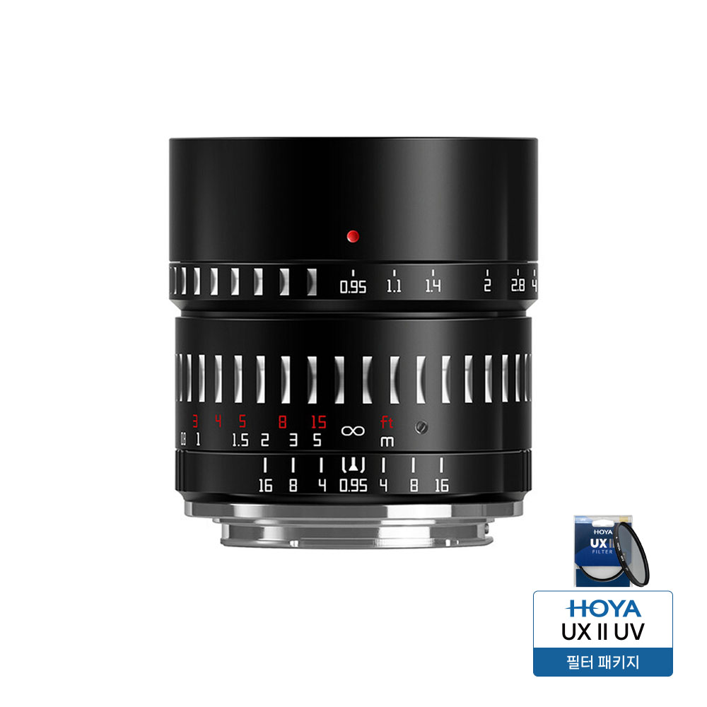 티티아티산 MF 50mm F0.95 소니 E마운트 APS-C 렌즈 블랙실버 TTArtisan