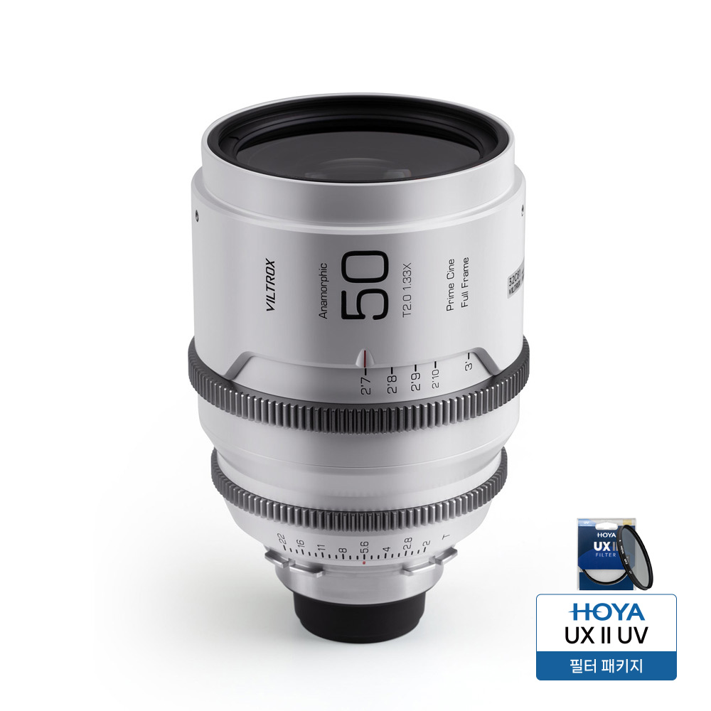 빌트록스 50mm T2.0 1.33X 풀프레임 아나모픽 프라임 시네마 렌즈