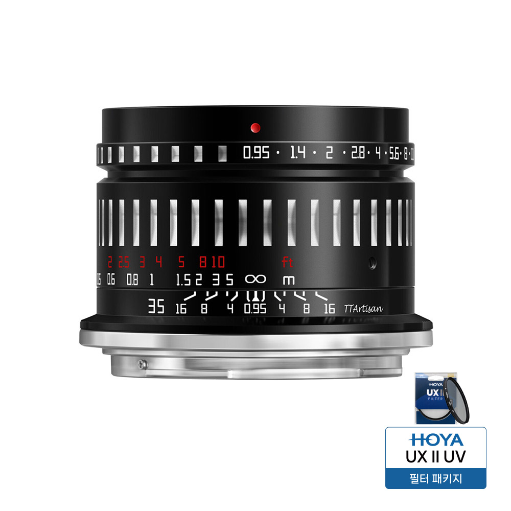 티티아티산 MF 35mm F0.95 니콘 Z마운트 APS-C 렌즈 블랙실버 TTArtisan