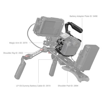 [리퍼비시 A] 스몰리그 블랙맘바 캐논 R5 R5C R6 케이지 키트 3891