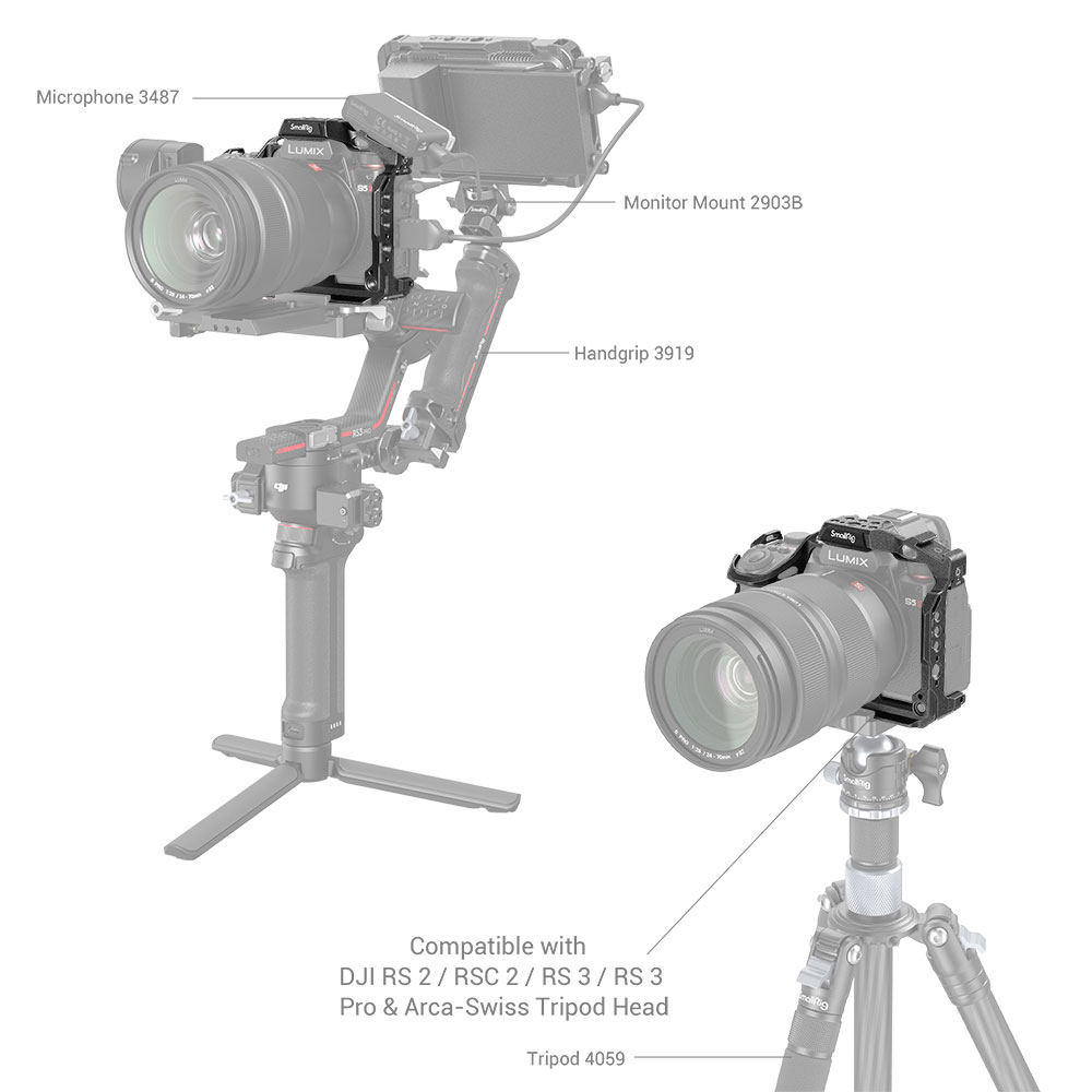 스몰리그 블랙맘바 루믹스 S5II S5IIX 케이지 4023