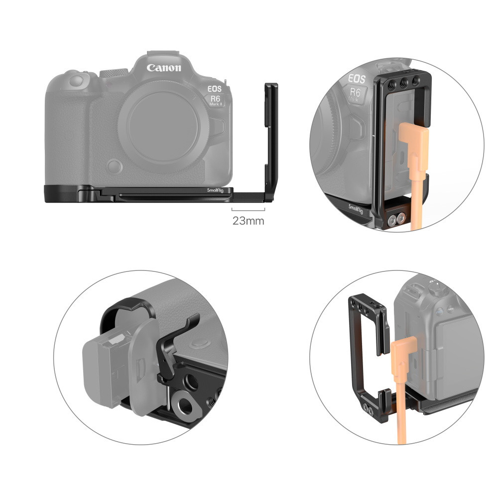 스몰리그 4160B 캐논 EOS R6 Mark II/R5/R6 L플레이트