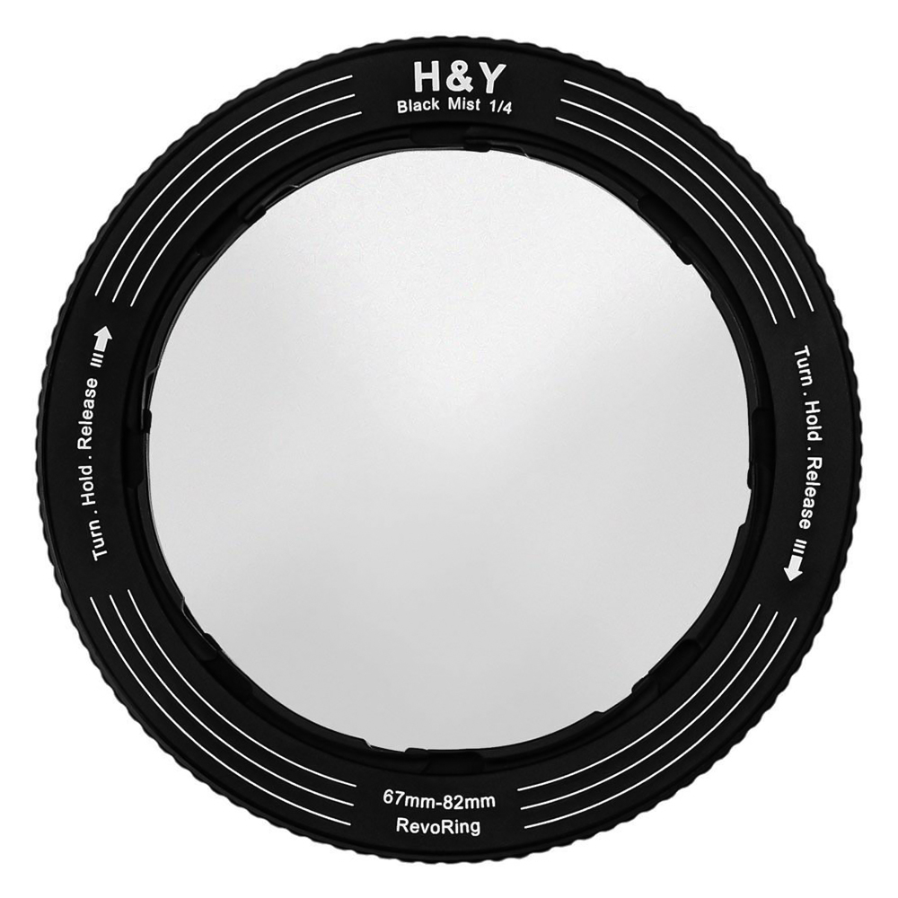 [리퍼비시 A] H&Y 레보링 1/4 블랙미스트 67-82mm 가변필터