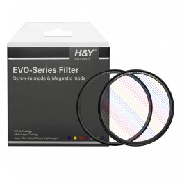 H&Y HD Evo 레인보우 스트릭 필터 조명 플레어 효과 82mm