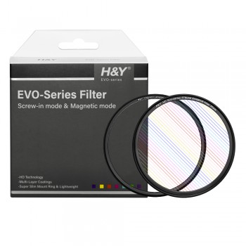 H&Y HD Evo 레인보우 스트릭 필터 조명 플레어 효과 95mm