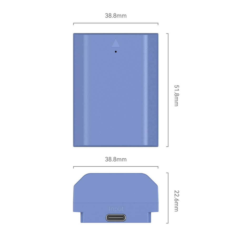 스몰리그 소니 NP-FZ100 카메라 배터리 USB-C 충전식 KC인증 2400mAh 4265B