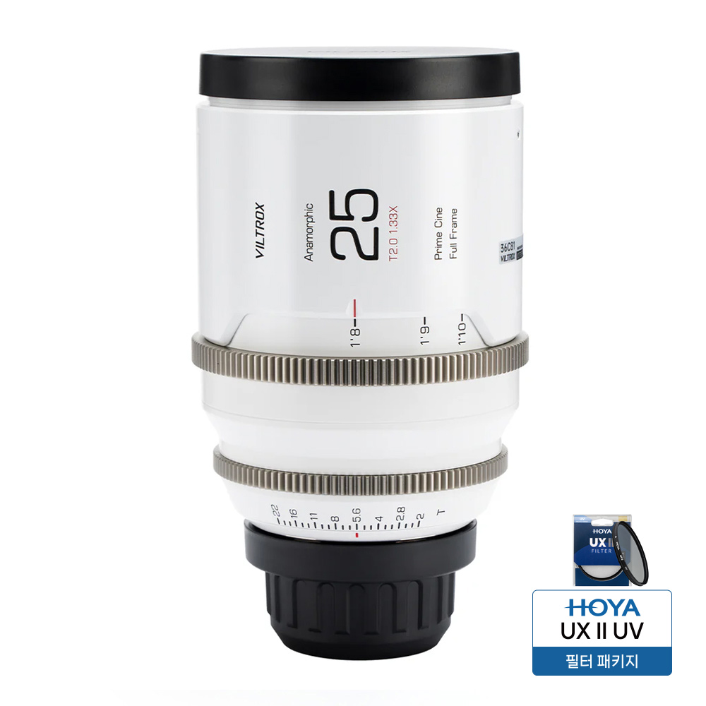 빌트록스 25mm T2.0 1.33X 풀프레임 아나모픽 프라임 시네마 렌즈 PL