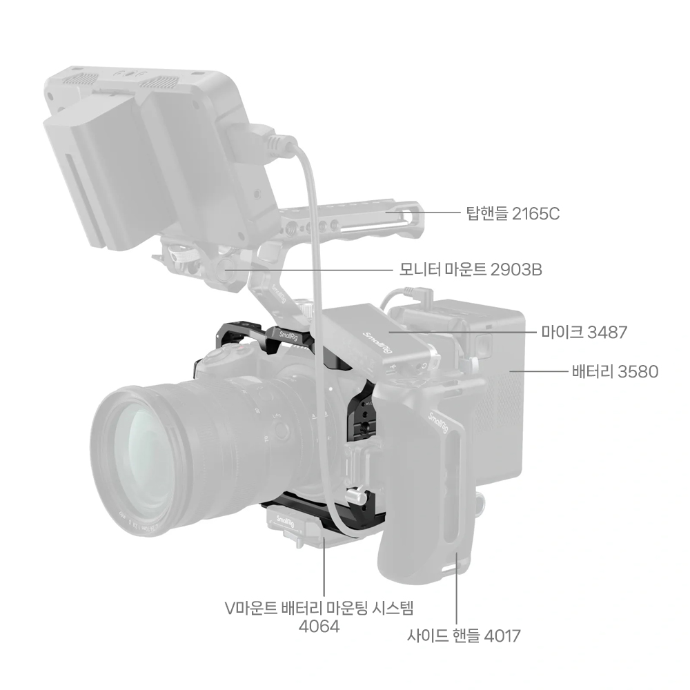 스몰리그 니콘 Z 6III 카메라 케이지 4519