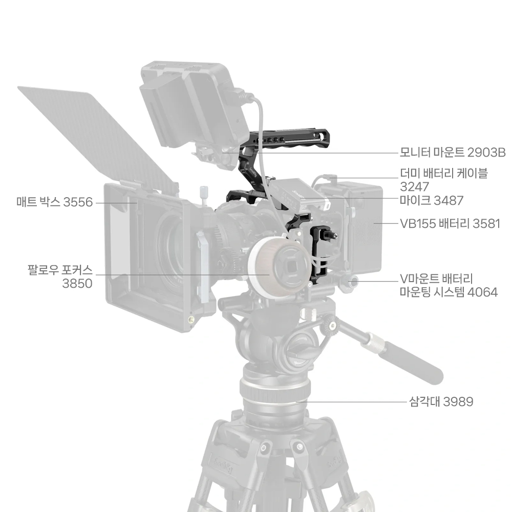 스몰리그 니콘 Z 6III 카메라 케이지 키트 4520