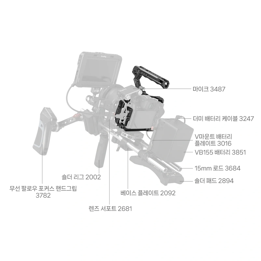 스몰리그 니콘 Z 6III 카메라 케이지 키트 4520