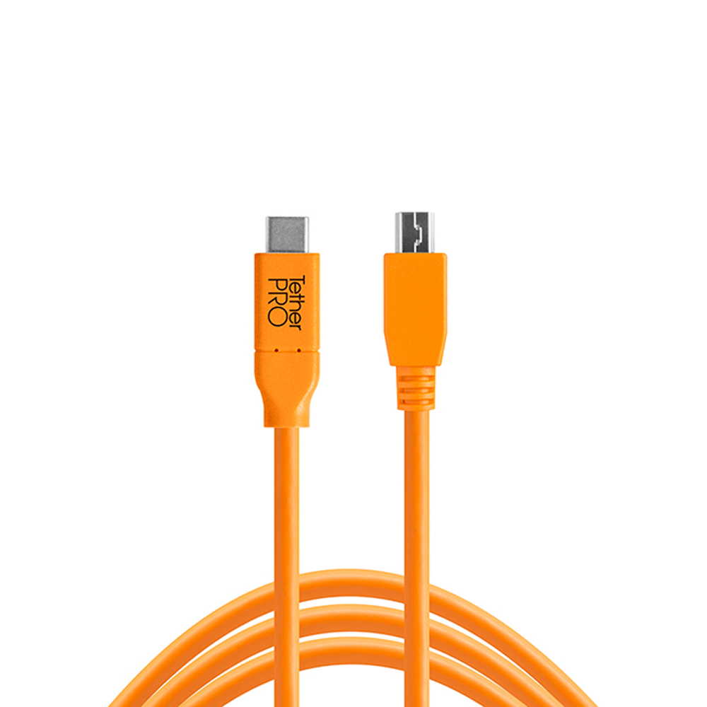 테더툴스 TetherPro USB-C to 2.0 Mini-B 5-Pin 케이블 4.6m