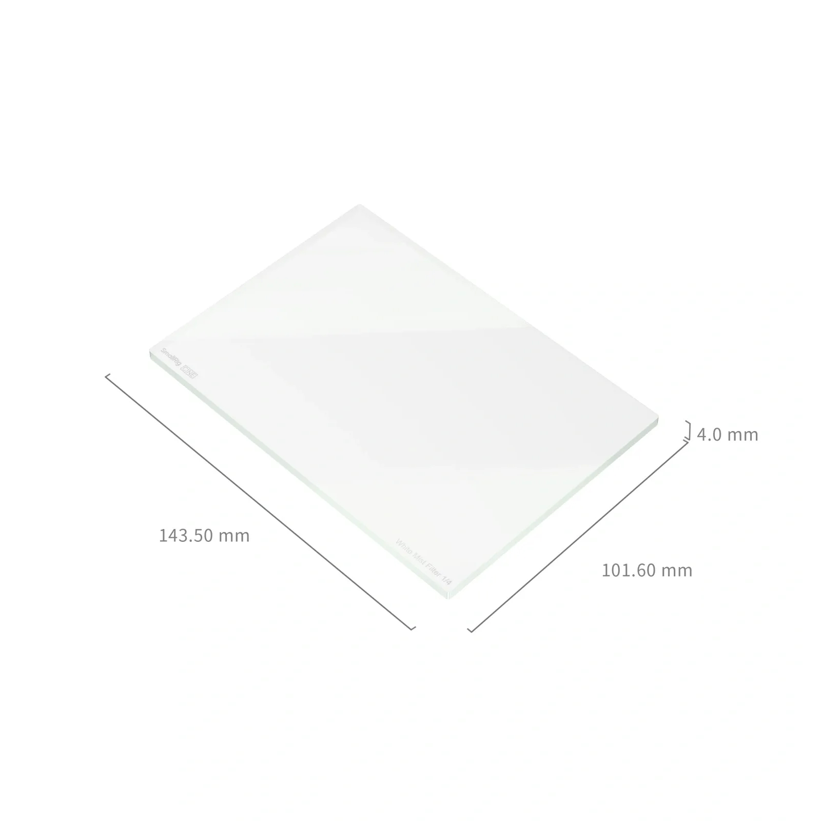 스몰리그 시네마 화이트미스트 1/4 필터 4x5.65 4742