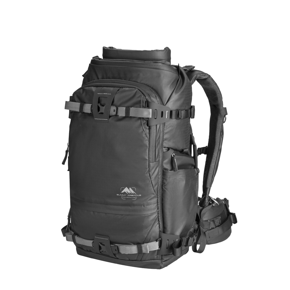 써밋 Tenzing 30L 롤탑 카메라 백팩 블랙 M