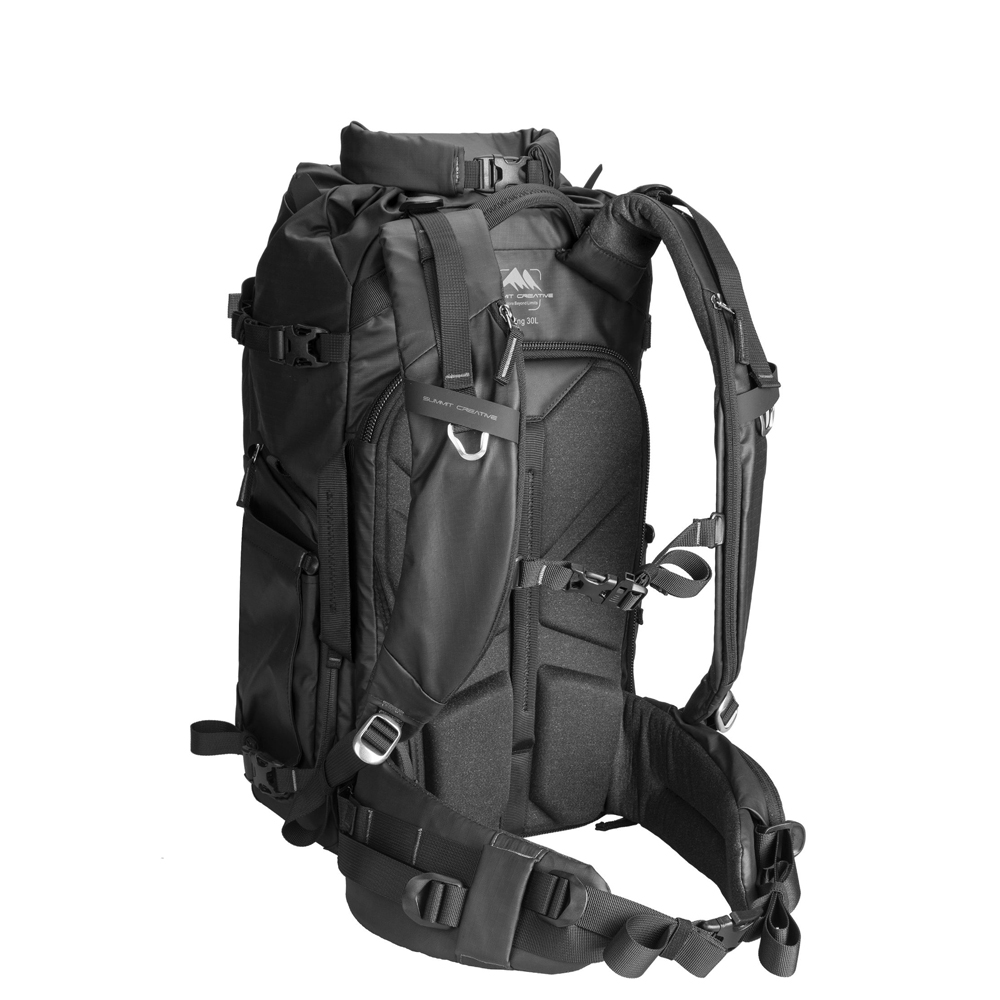 써밋 Tenzing 30L 롤탑 카메라 백팩 블랙 M