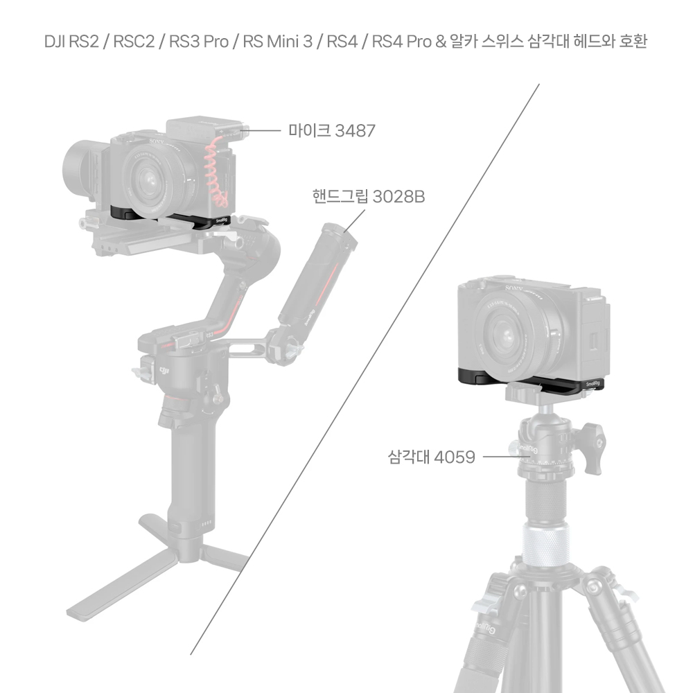 스몰리그 소니 ZV-E10 II 베이스플레이트 4950