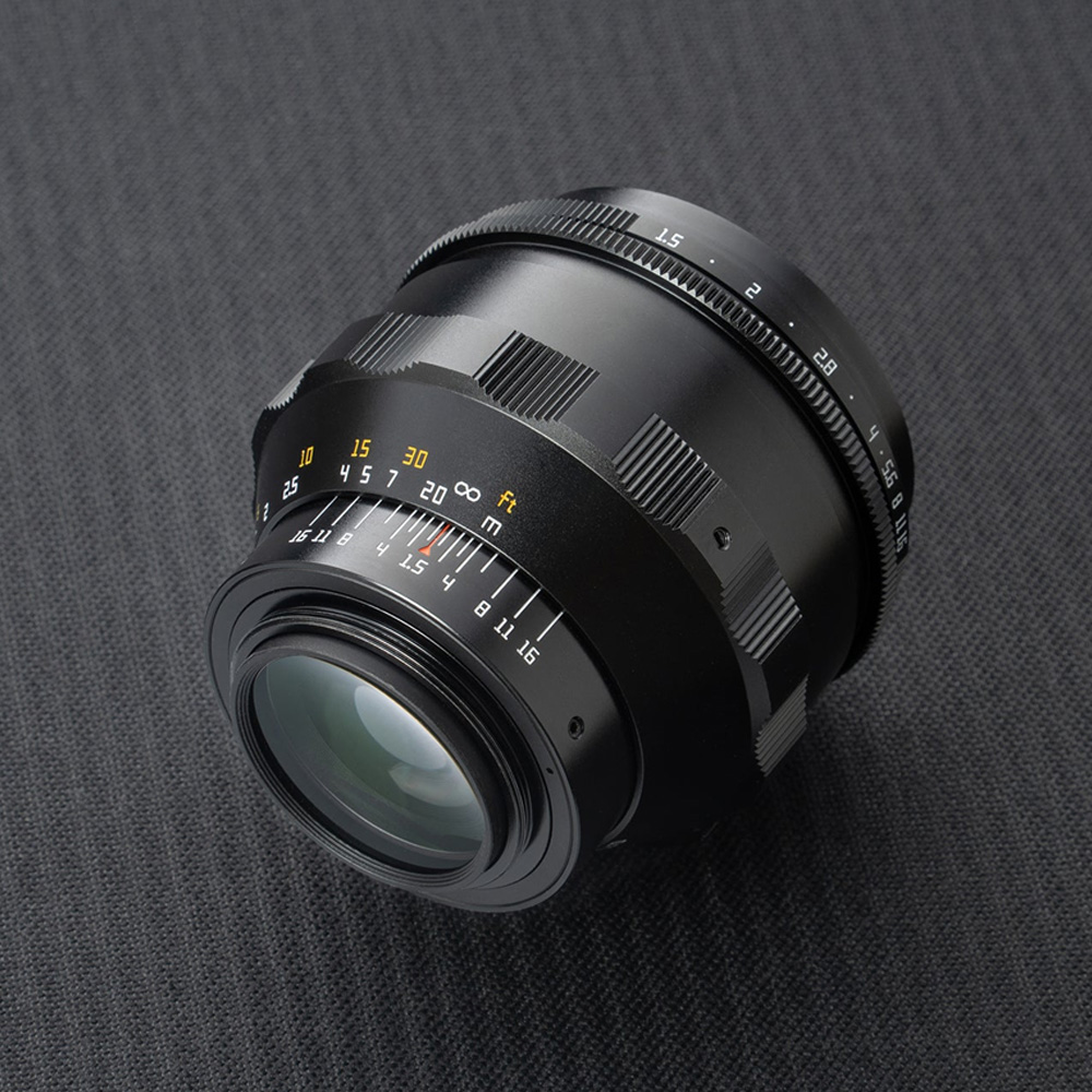 티티아티산 75mm F1.5 스윌리 보케 렌즈 M42 마운트