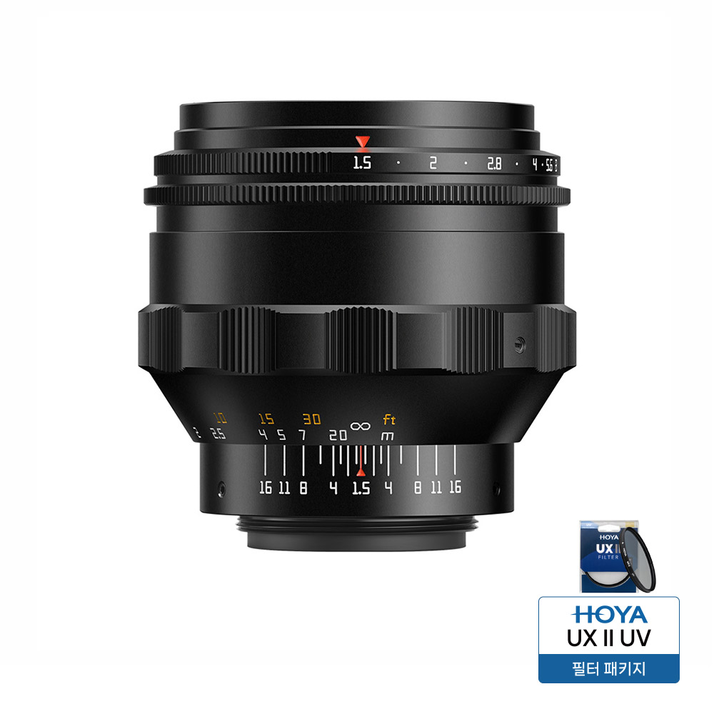 티티아티산 MF 75mm F1.5 스윌리 보케 렌즈 M42 마운트