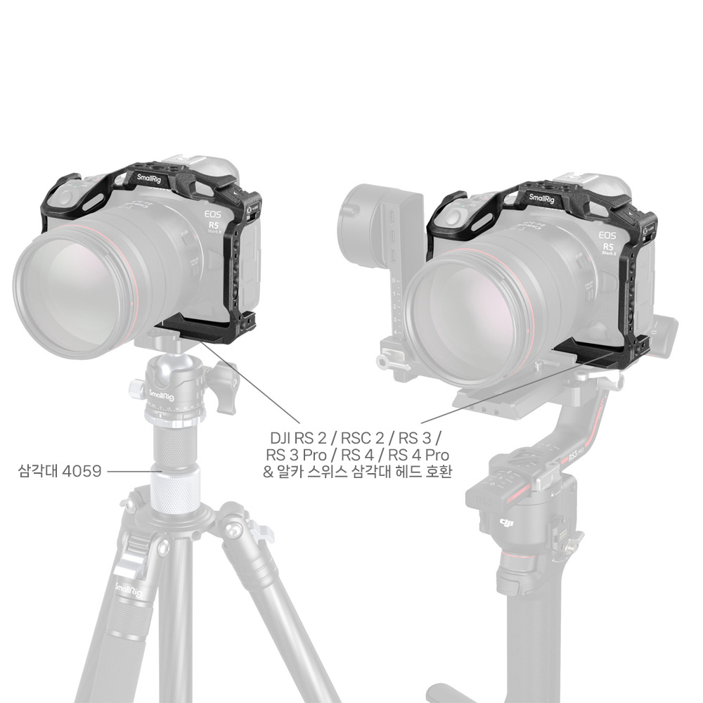 스몰리그 4975B 블랙맘바 캐논 EOS R5 Mark II 케이지