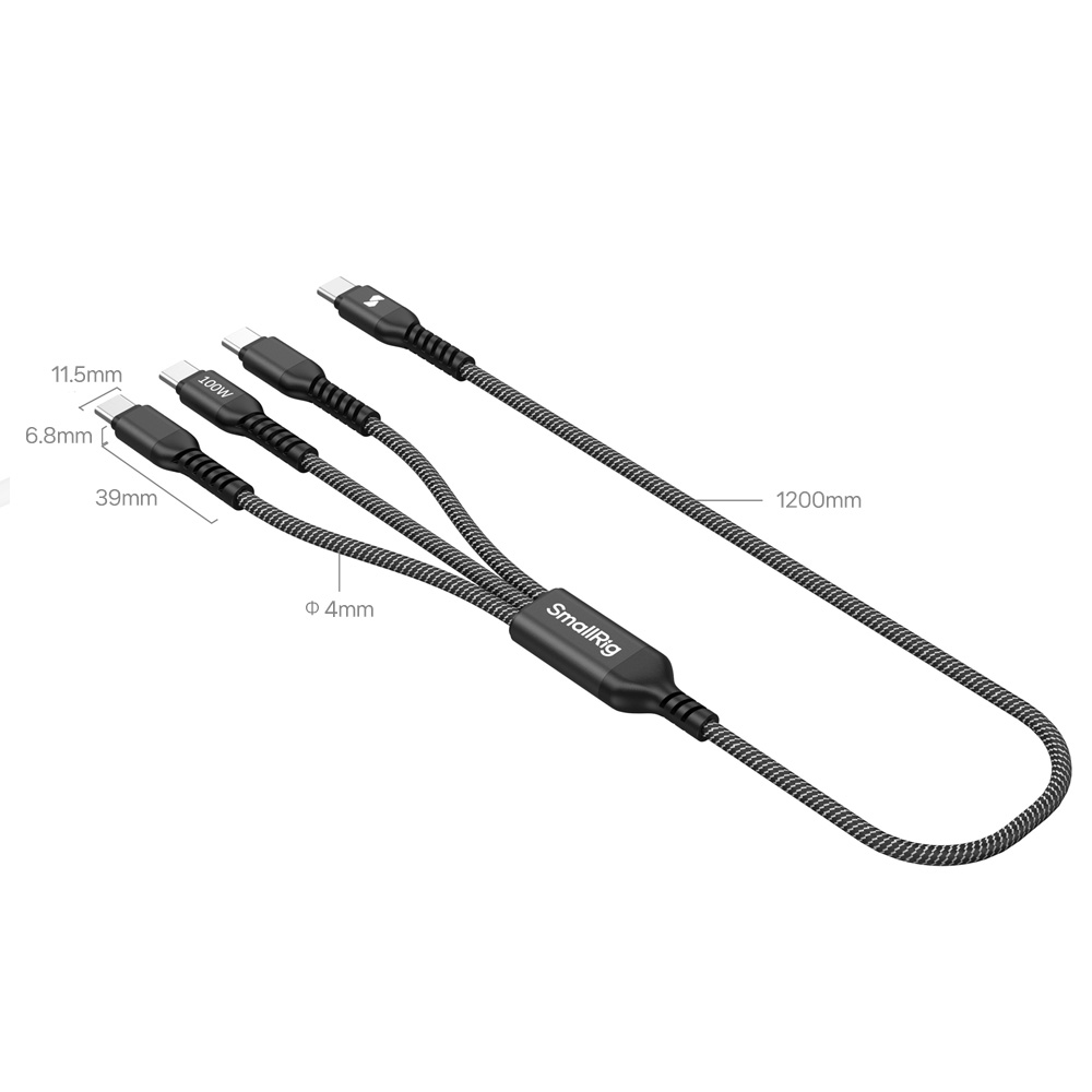 스몰리그 3-in-1 USB-C 전원 케이블 5079