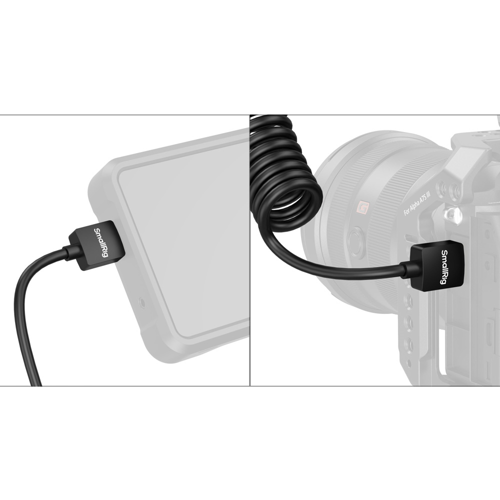 스몰리그 HDMI 데이터 케이블 A to A 코일형 4963