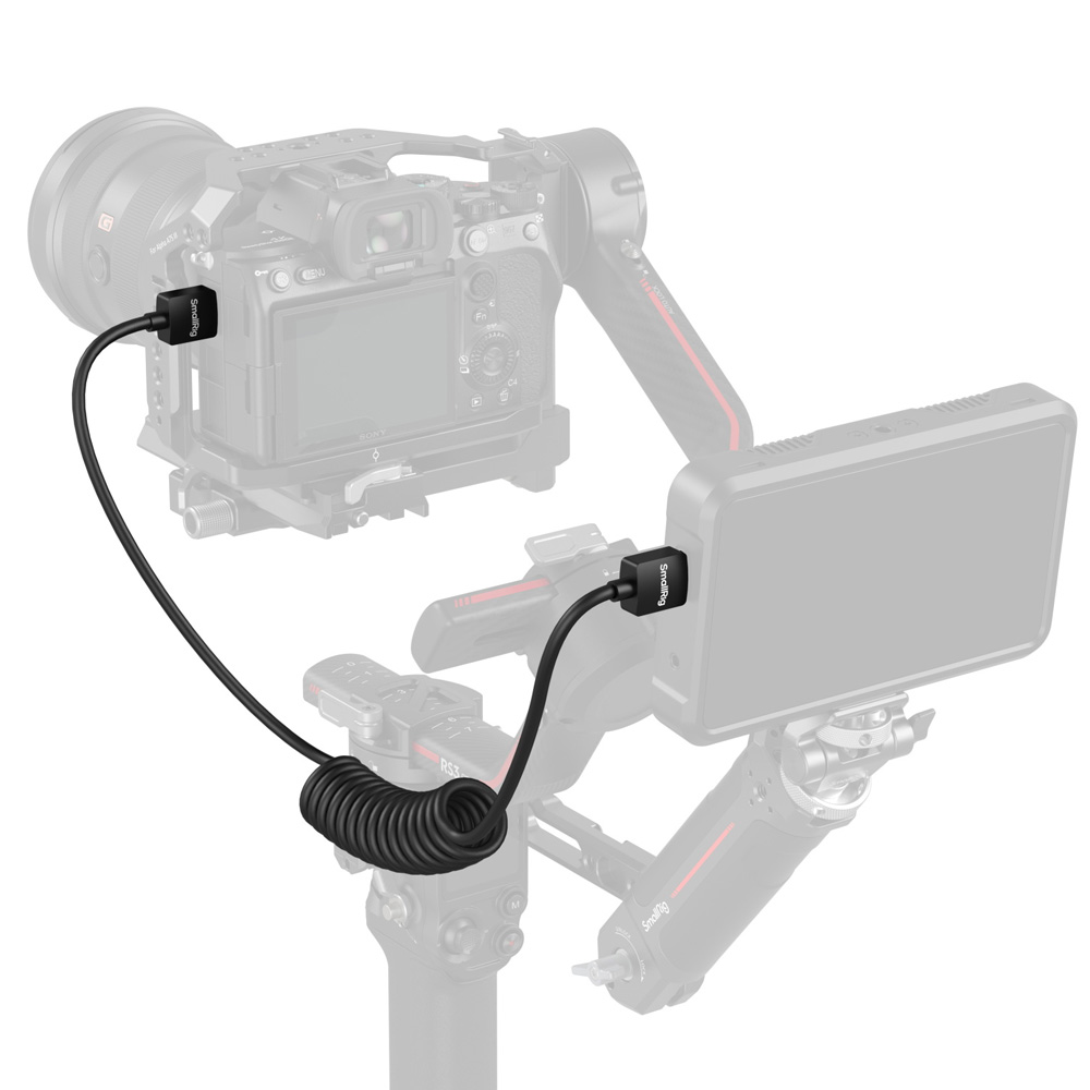 스몰리그 HDMI 데이터 케이블 A to A 코일형 4963