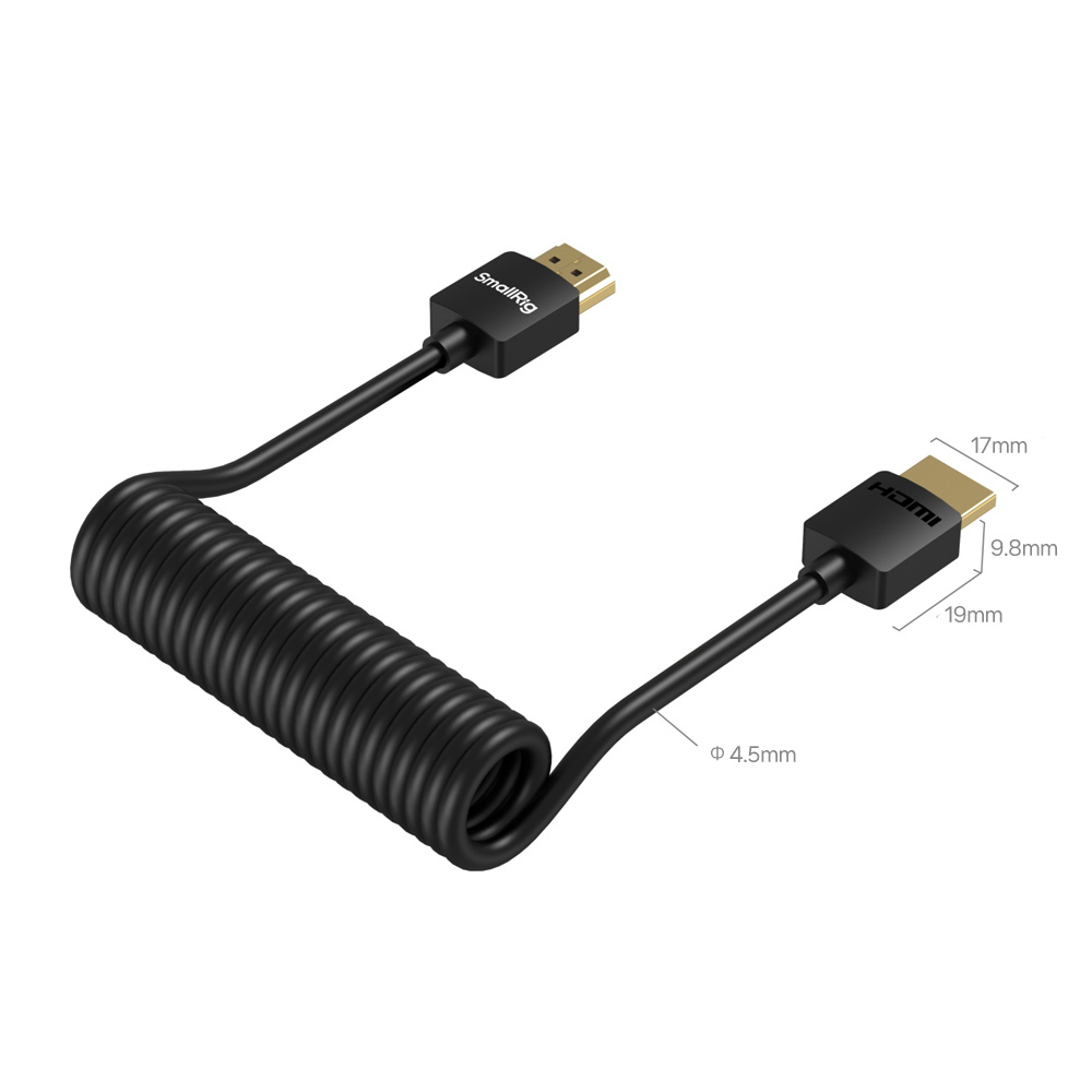 스몰리그 HDMI 데이터 케이블 A to A 코일형 4963
