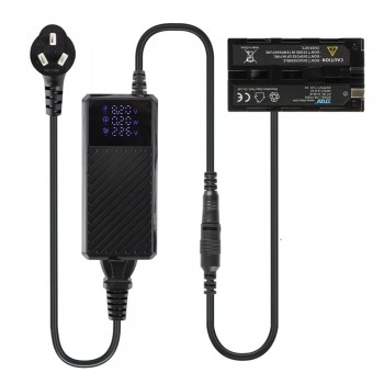 지테이 NP-F550 더미 배터리 전원 어댑터 키트 F970 / F770 / F570 ZITAY
