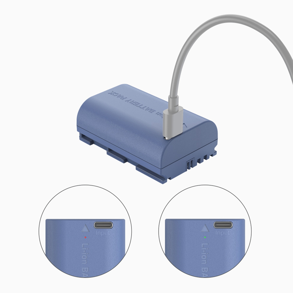 [로케트펀치 구독자 이벤트] 스몰리그 캐논 LP-E6NH 카메라 배터리 USB-C 충전식 KC인증 2400mAh 4264