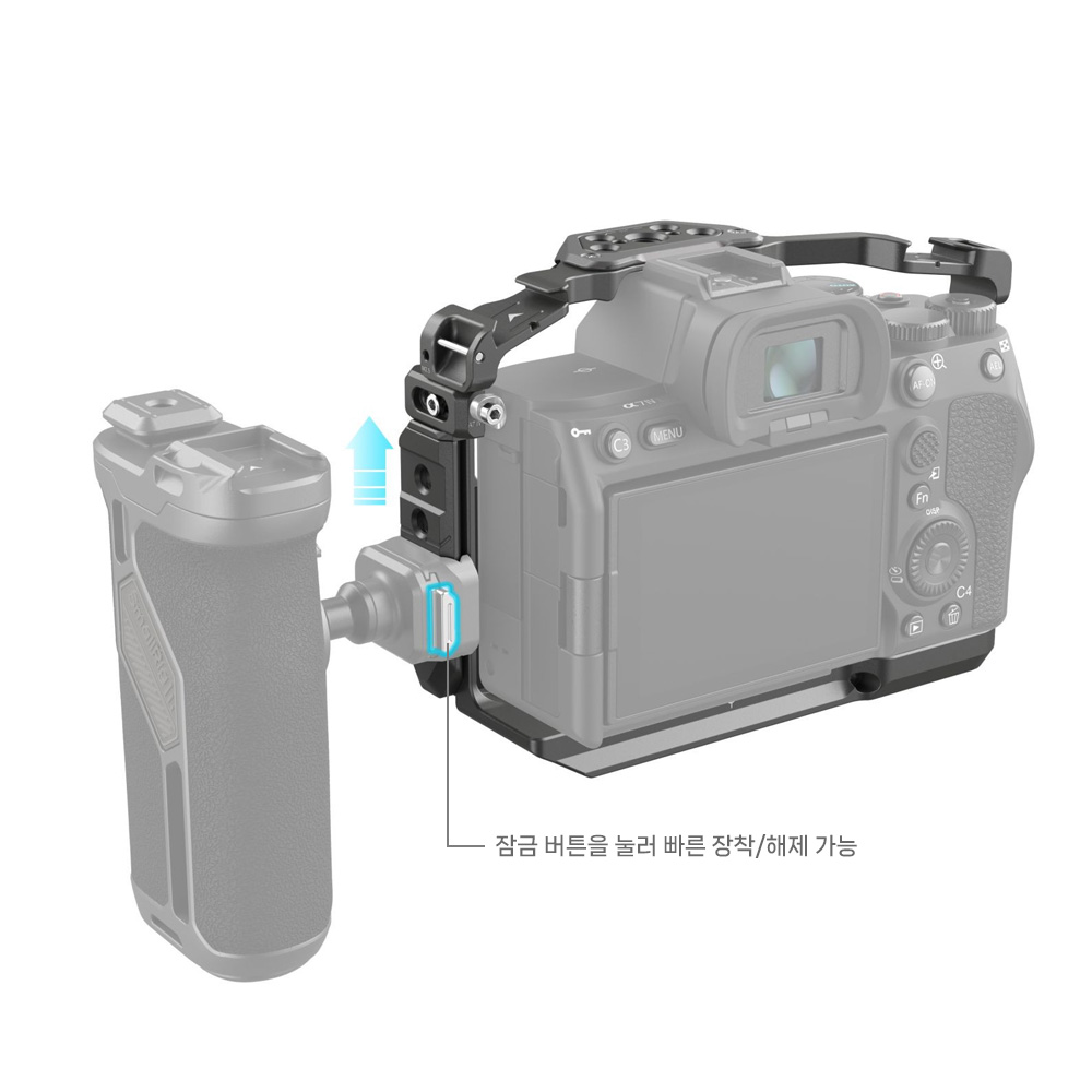 [리퍼비시 A] 스몰리그 소니 A7R5 / A7R4 / A7S3 호크락 퀵 릴리즈 케이지 키트 4538