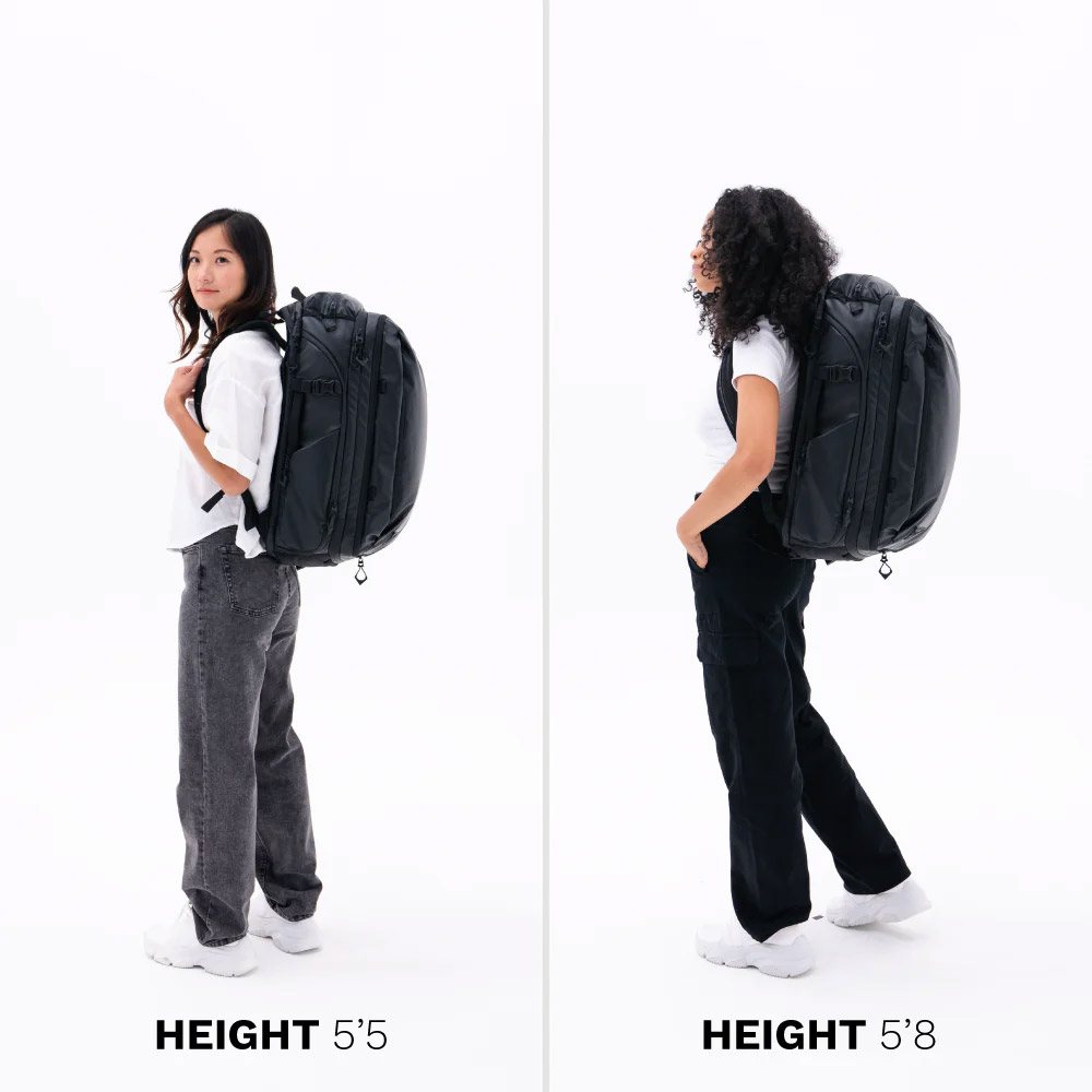 [리퍼비시 A] 원더드 트랜짓 45L 여행용 백팩 블랙