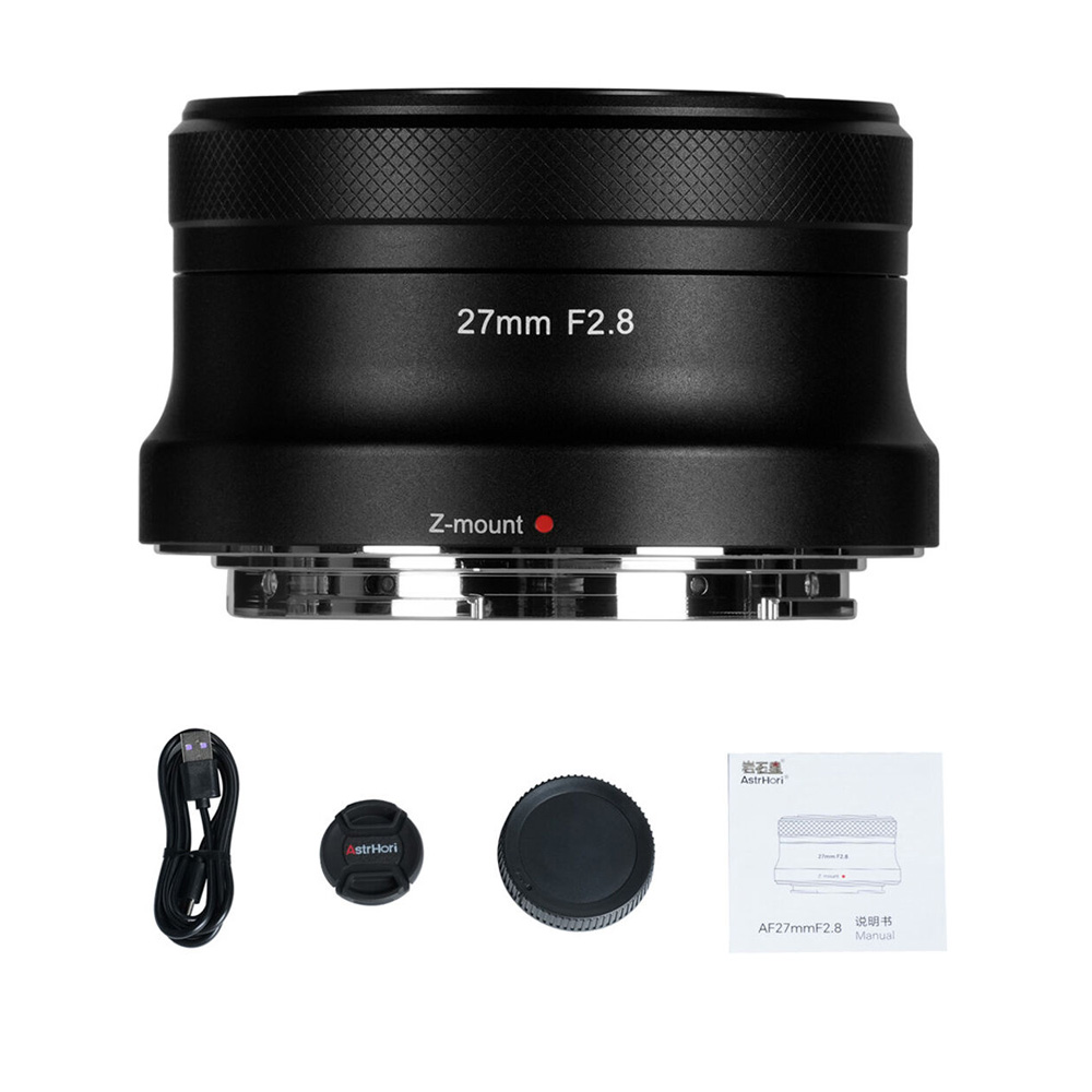 아스트로호리 AF 27mm F2.8 APS-C 렌즈 니콘 Z 마운트 블랙