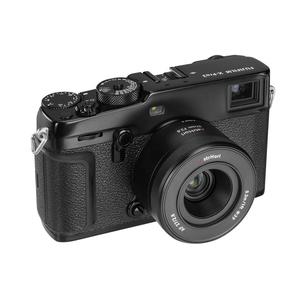 아스트로호리 AF 27mm F2.8 APS-C 렌즈 후지 X 마운트 블랙
