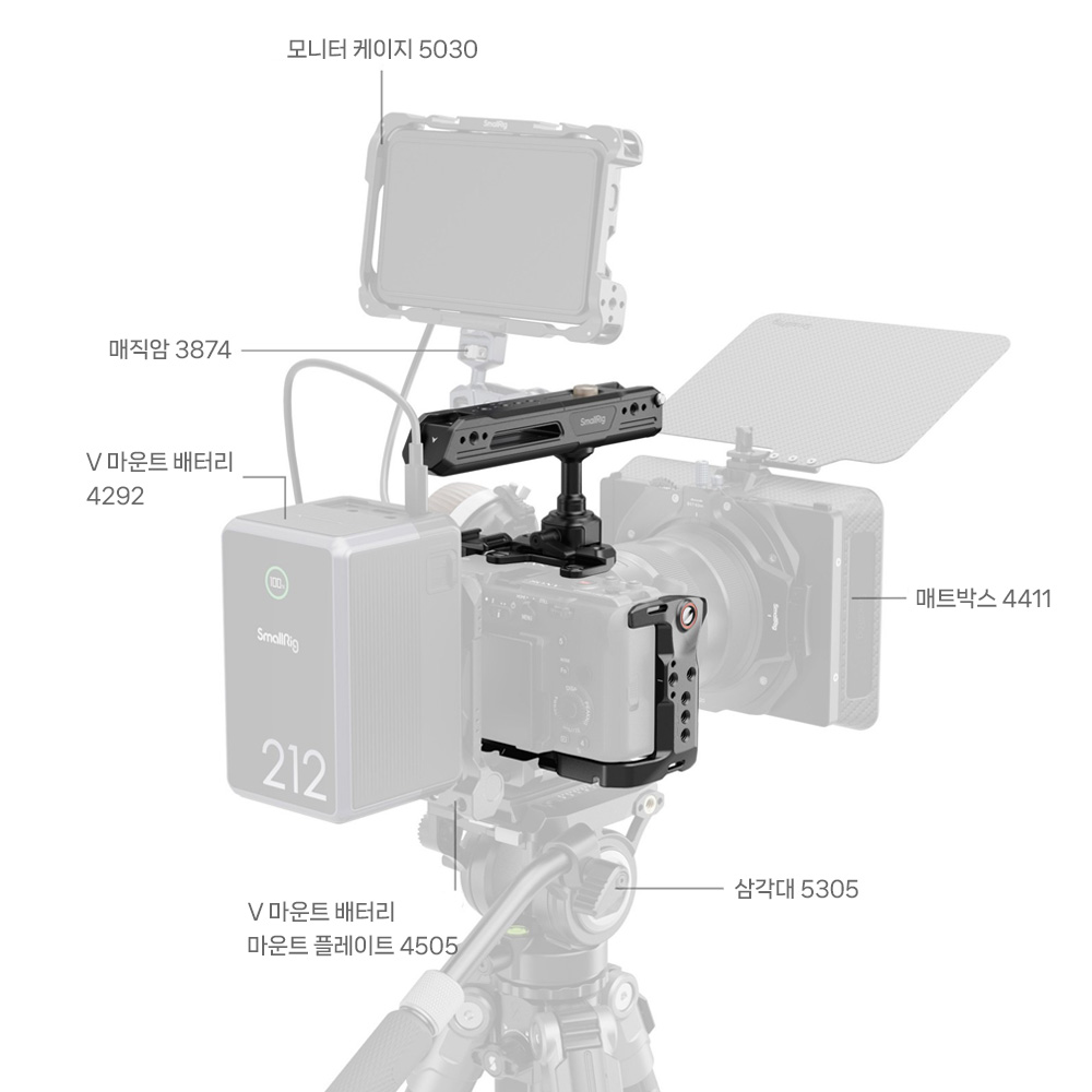 스몰리그 소니 FX2  케이지 탑핸들 키트 5589