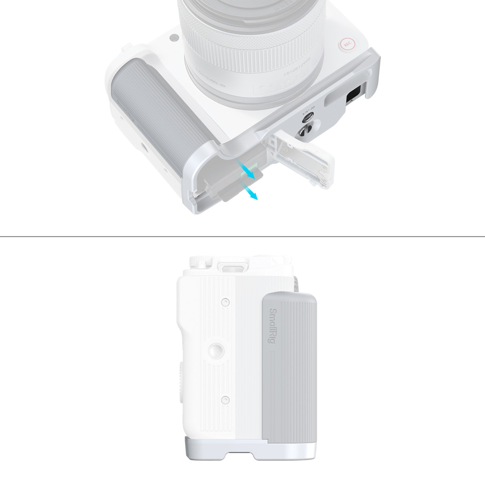 스몰리그 캐논 EOS R50 V 그립 플레이트 화이트 5430