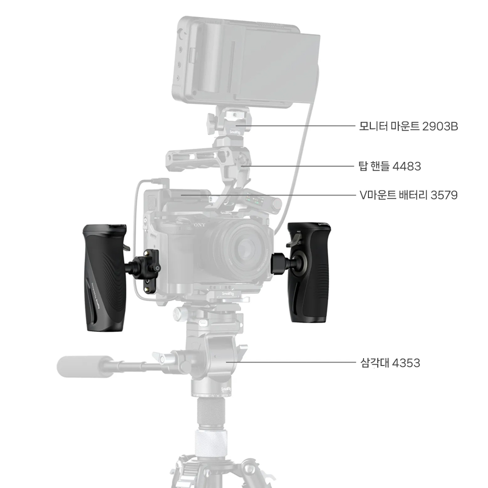 스몰리그 회전 사이드 핸들 나토 클램프 5160