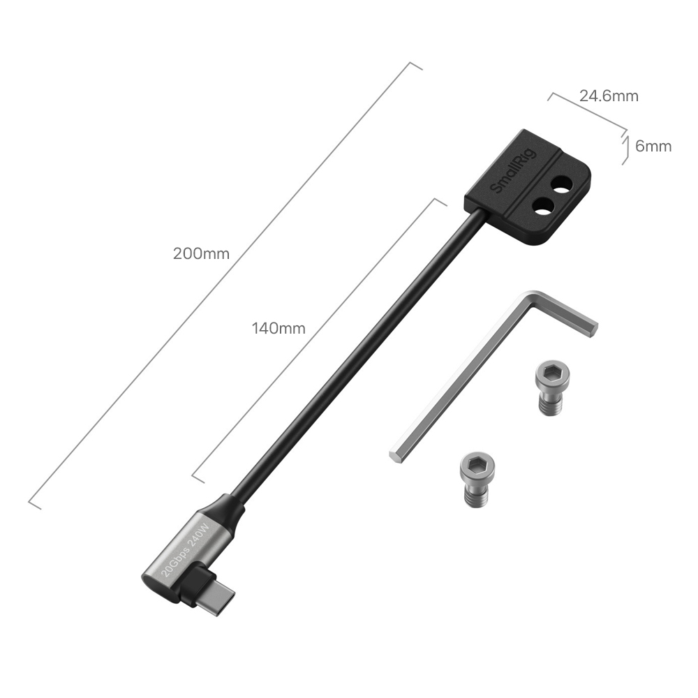 스몰리그 USB-C 데이터 케이블 Male to Female 5595