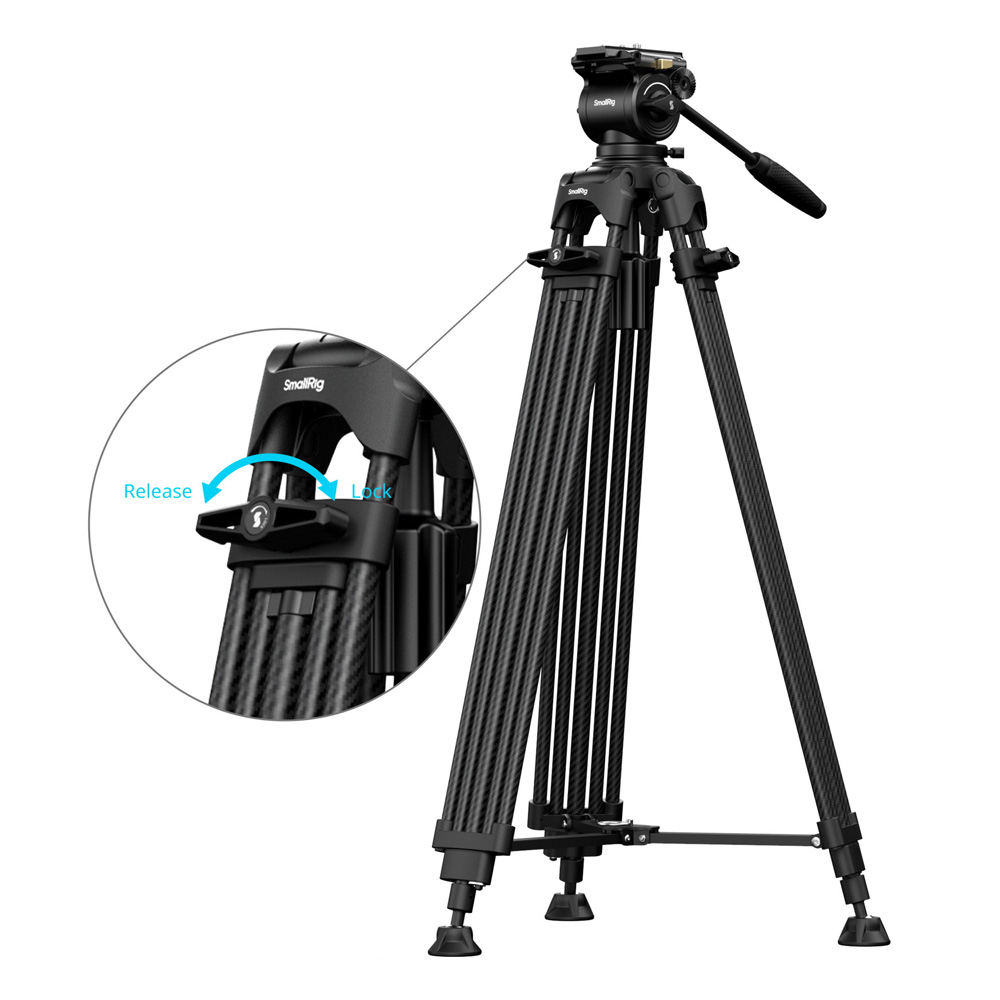 스몰리그 FSD14 프리스피드 헤비듀티 카본파이버 삼각대 5443