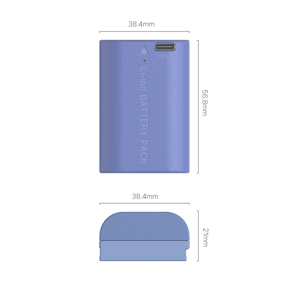 스몰리그 캐논 LP-E6P 카메라 배터리 USB-C 충전식 KC인증 5406