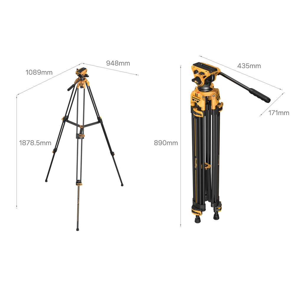 스몰리그 5523 범블비에디션 AD-01 유압 비디오 삼각대