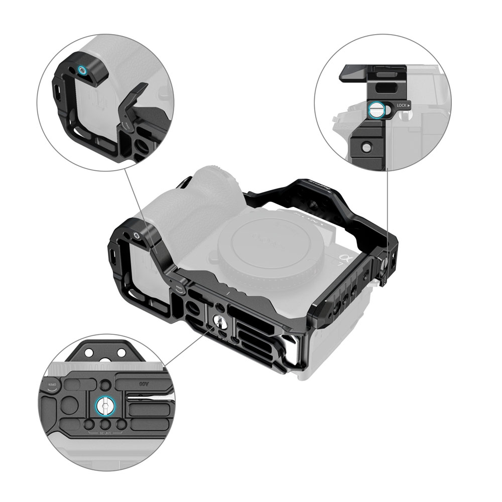 스몰리그 5599 소니 A7RV / A7IV / A7SIII 호크락 케이지 키트