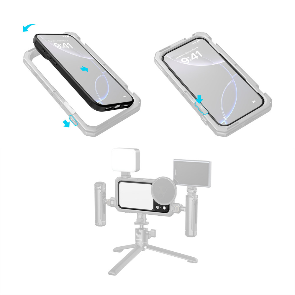 스몰리그 5793 아이폰17 프로 맥스 FilMov 경량 카메라 범퍼 케이스