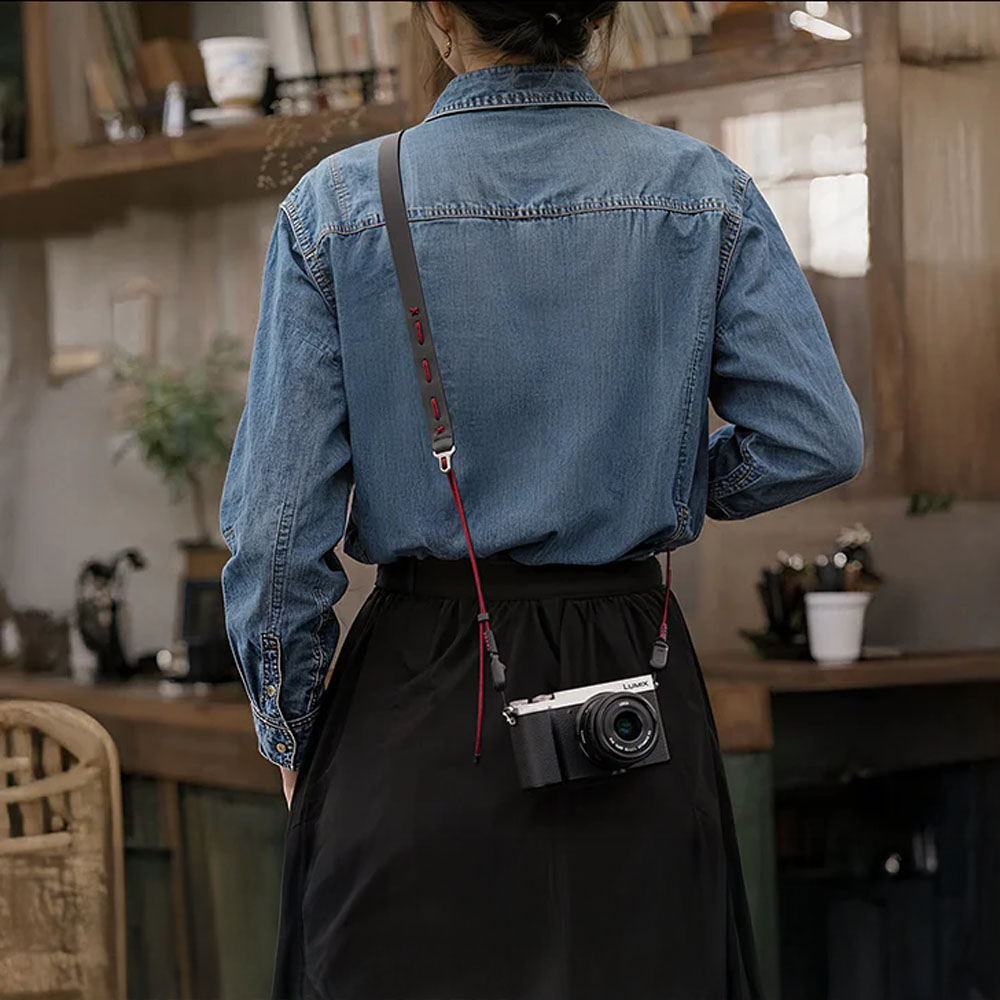 피지테크 카메라 스트랩 슬림 빈티지 블랙 P-CB-581