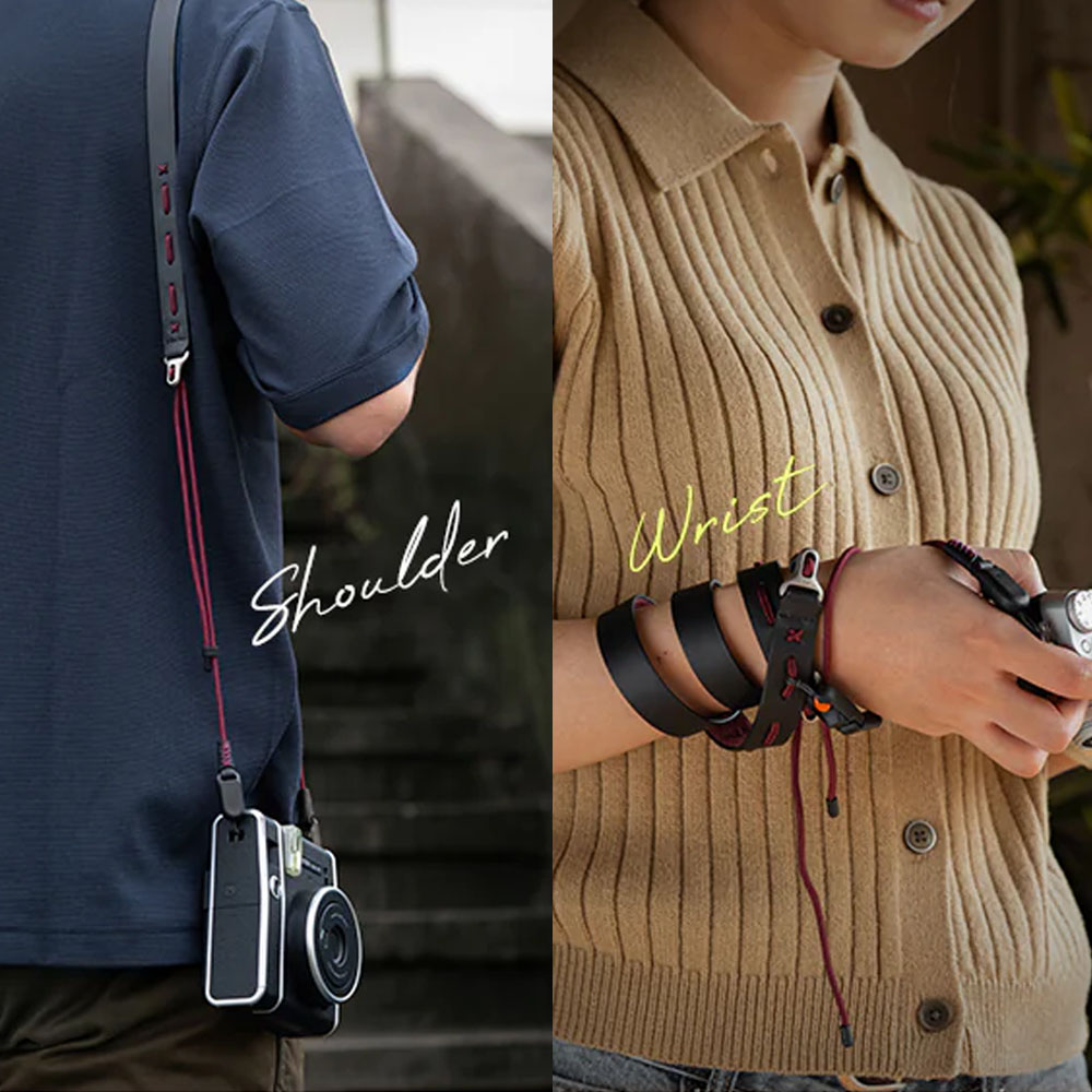 피지테크 카메라 스트랩 슬림 빈티지 블랙 P-CB-581